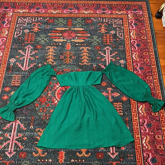 JOLIE MINI DRESS - PALM GREEN - Picture 5 of 6